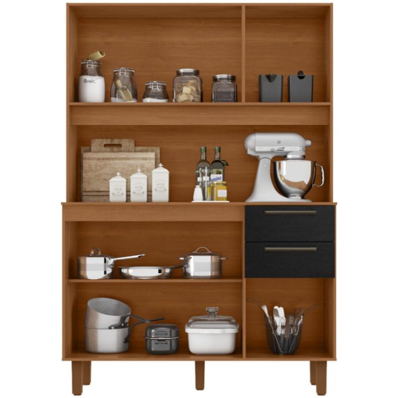 うさぴょん　2セット Kit Cozinha Pop 6 Portas 2 Gavetas - Móveis Zanzini - Zanzini